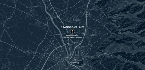 Karte: Brandboxx, Moosfeldstraße 1, Bergheim / Salzburg